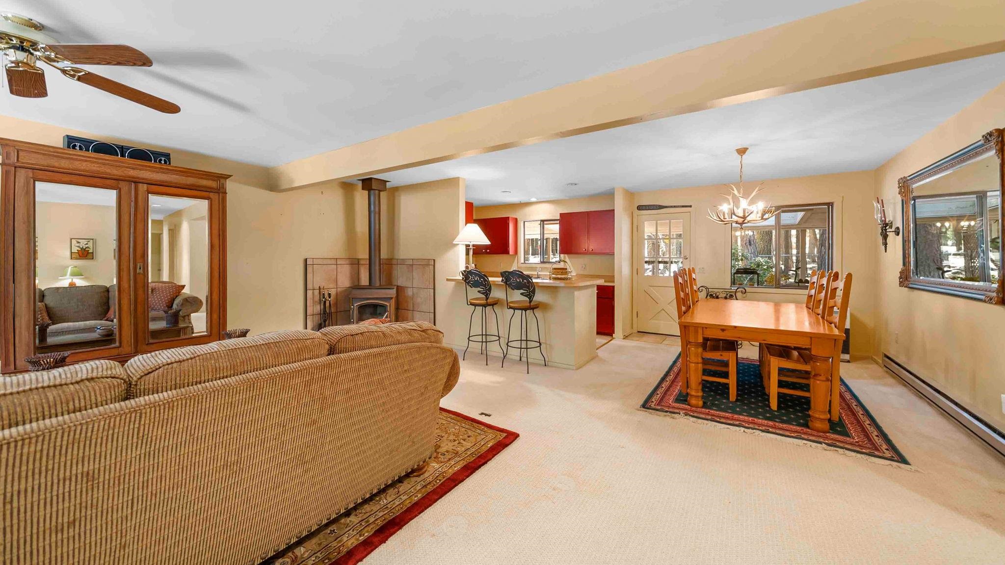 11 Shasta Trail Graeagle, CA 96103 - Photo 9 of 28 a living room with furniture and a flat screen tv