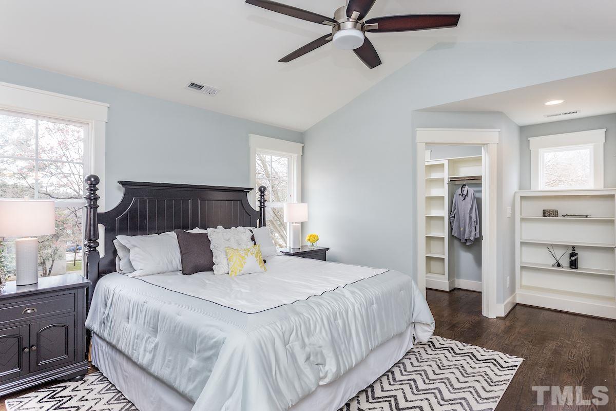 830 Coleman Street Raleigh, NC 27610 - Photo 15 of 24 a bedroom with a bed and a window