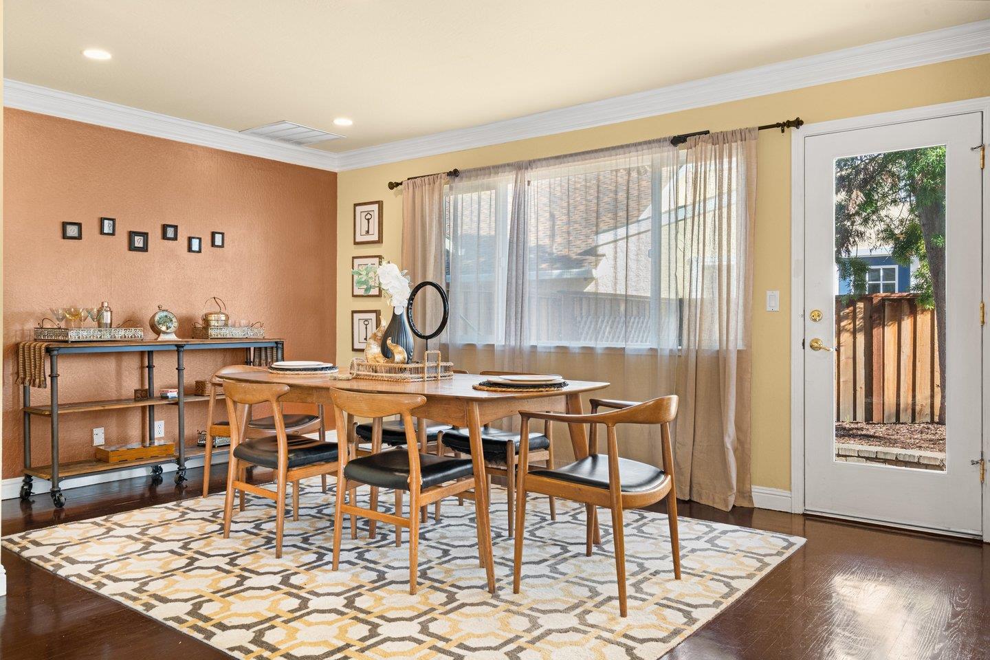 2248 Montezuma Drive Campbell, CA 95008 - Photo 12 of 36 a view of a dining room with furniture window and wooden floor