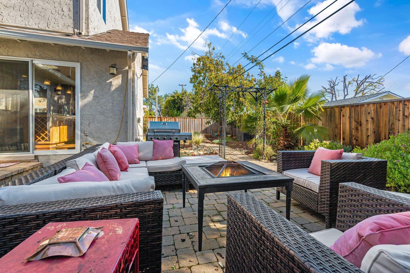2248 Montezuma Drive Campbell, CA 95008 - Photo 34 of 36 a outdoor living space with furniture and a potted plant