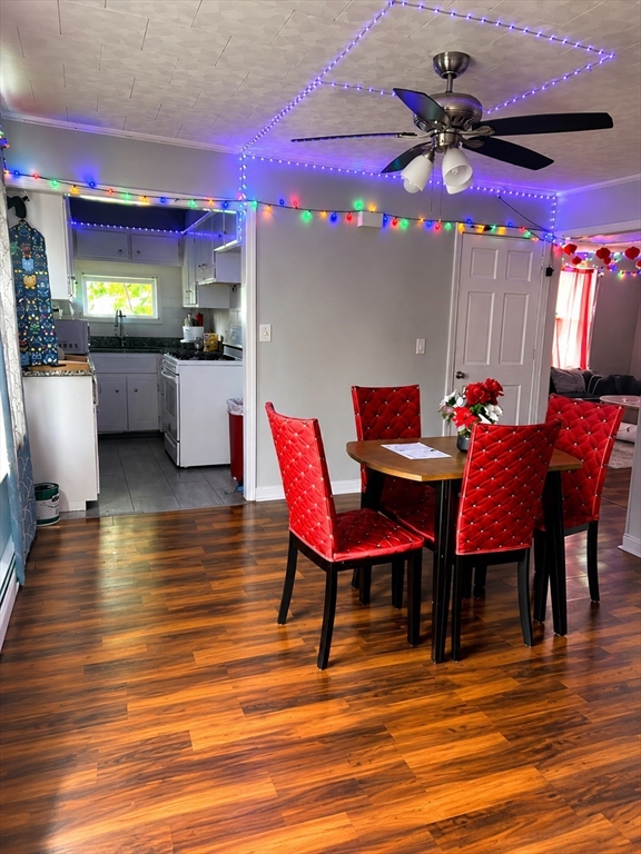 280 Ridge Street Fall River, MA 02721 - Photo 5 of 7 a view of a dining room with furniture and wooden floor
