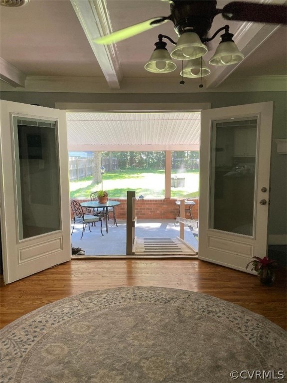 9201 Winterpock Road Chesterfield, VA 23832 - Photo 9 of 28 a view of dining room with hardwood floor