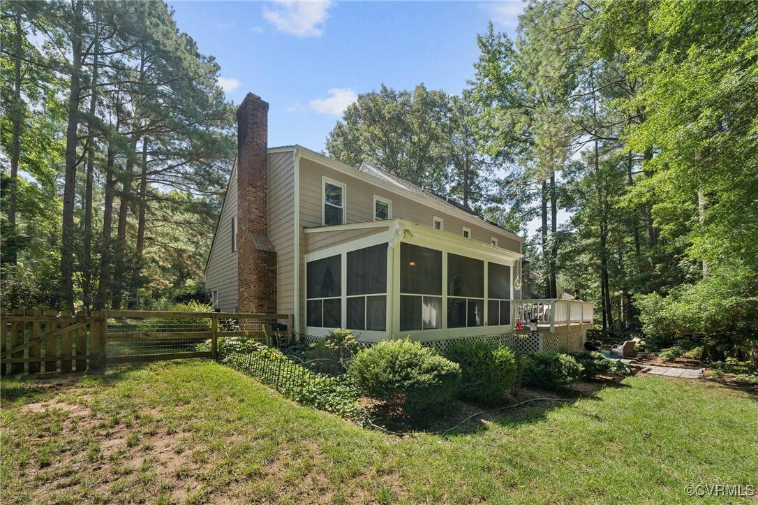 3000 Cove Ridge Road Midlothian, VA 23112 - Photo 46 of 47 a view of a house with garden and trees