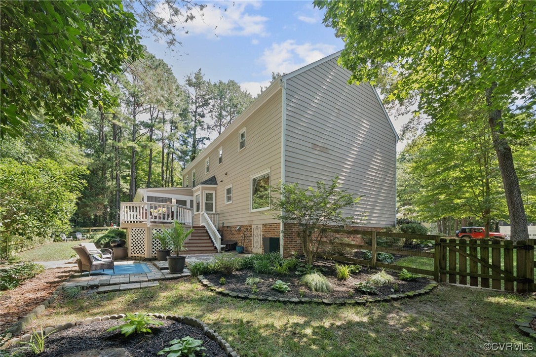 3000 Cove Ridge Road Midlothian, VA 23112 - Photo 47 of 47 a front view of a house with a garden