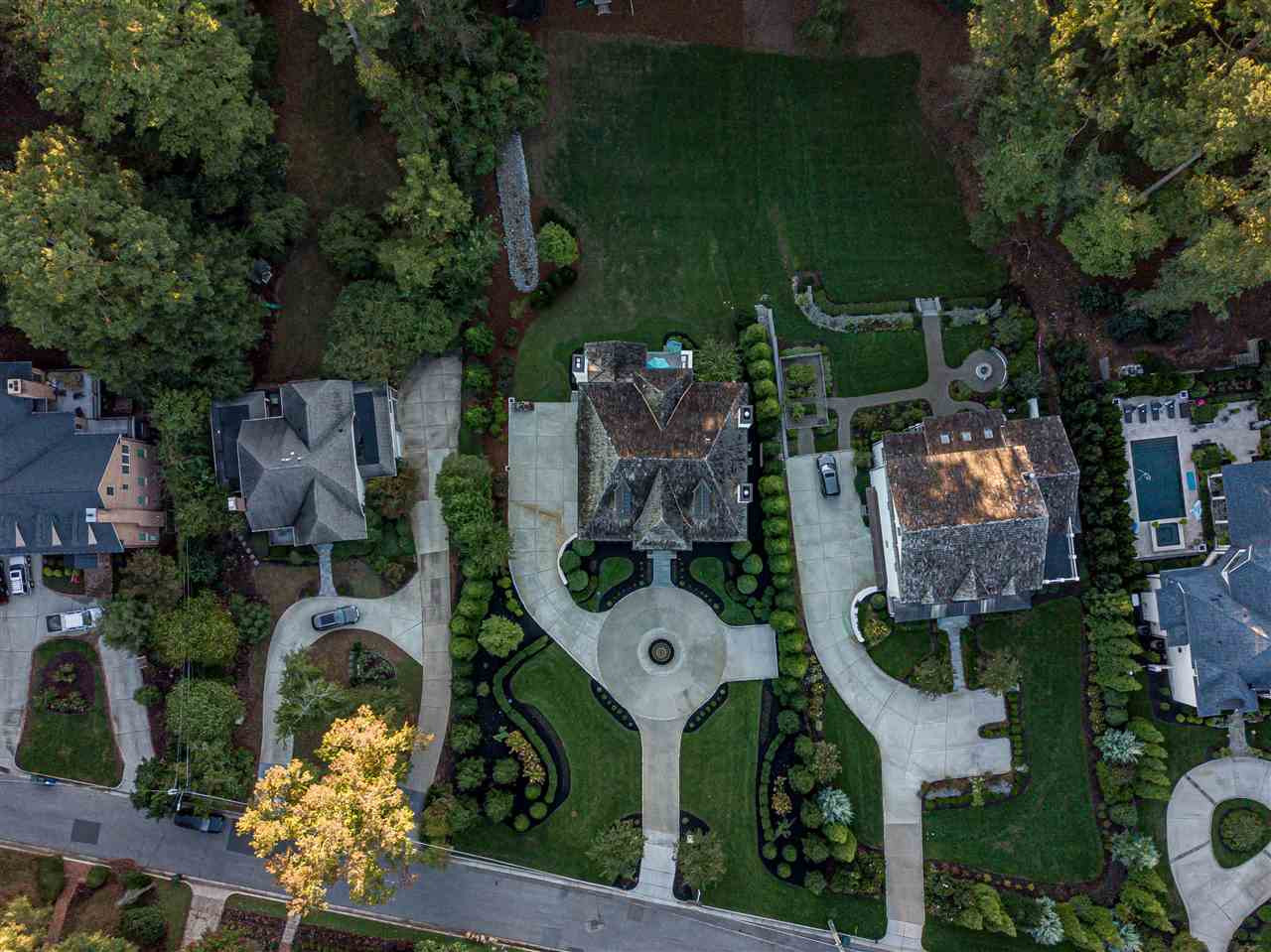 2714 Cambridge Road Raleigh, NC 27608 - Photo 29 of 30 Drone view