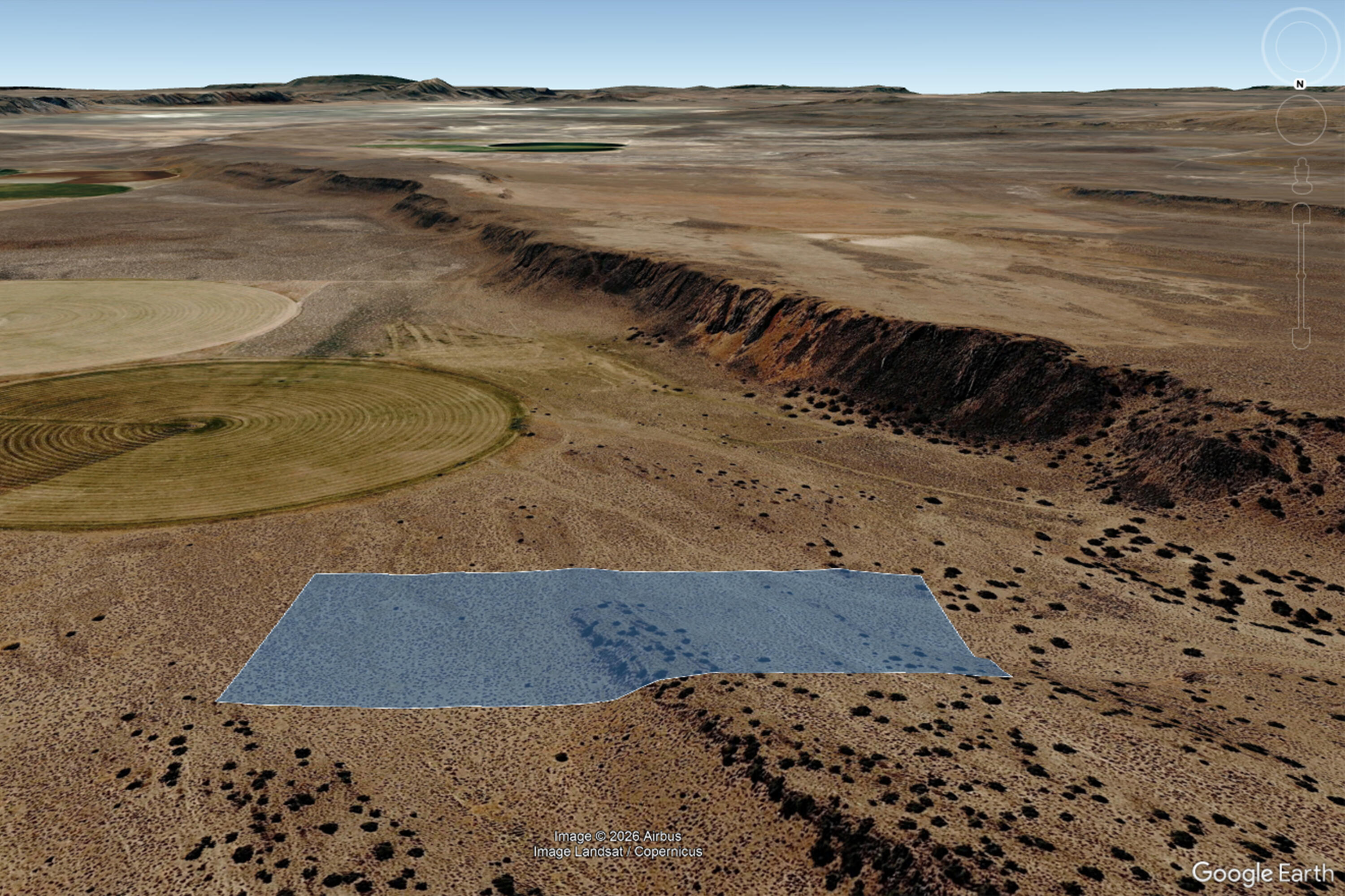 0 Butte Valley Road Riley, OR 97758 - Photo 5 of 15 Google Earth aerial looking south.