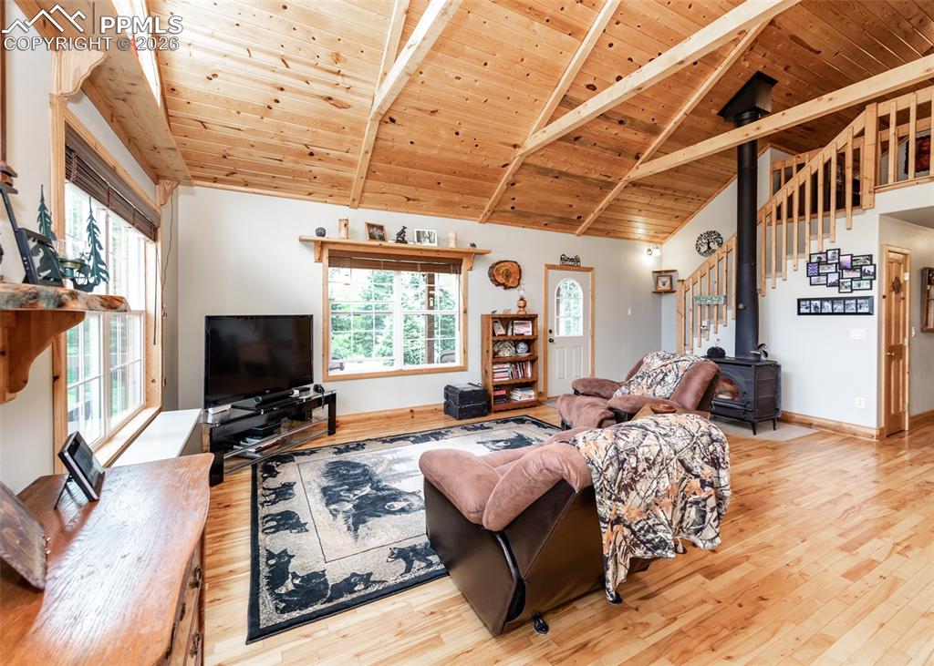 331 Westcliffe Drive Rye, CO 81069 - Photo 17 of 50 a living room with furniture and a flat screen tv