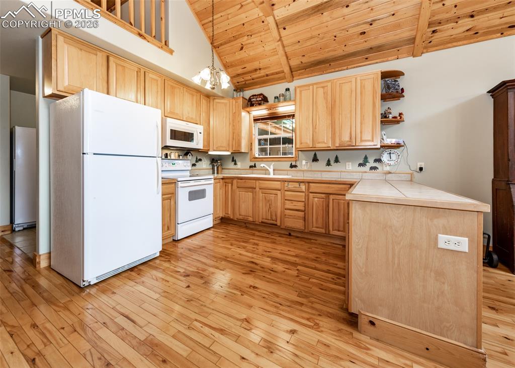 331 Westcliffe Drive Rye, CO 81069 - Photo 30 of 50 a kitchen with stainless steel appliances granite countertop a refrigerator a stove top oven a sink and dishwasher