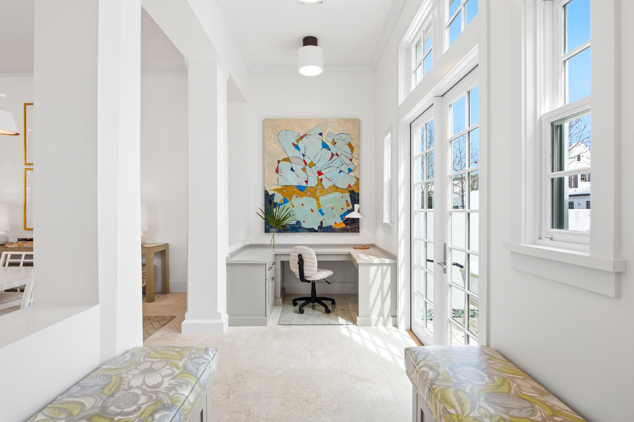 36 Sea Star Ct Inlet Beach Inlet Beach, FL 32461 - Photo 22 of 75 a bedroom with a bed and a painting on the wall