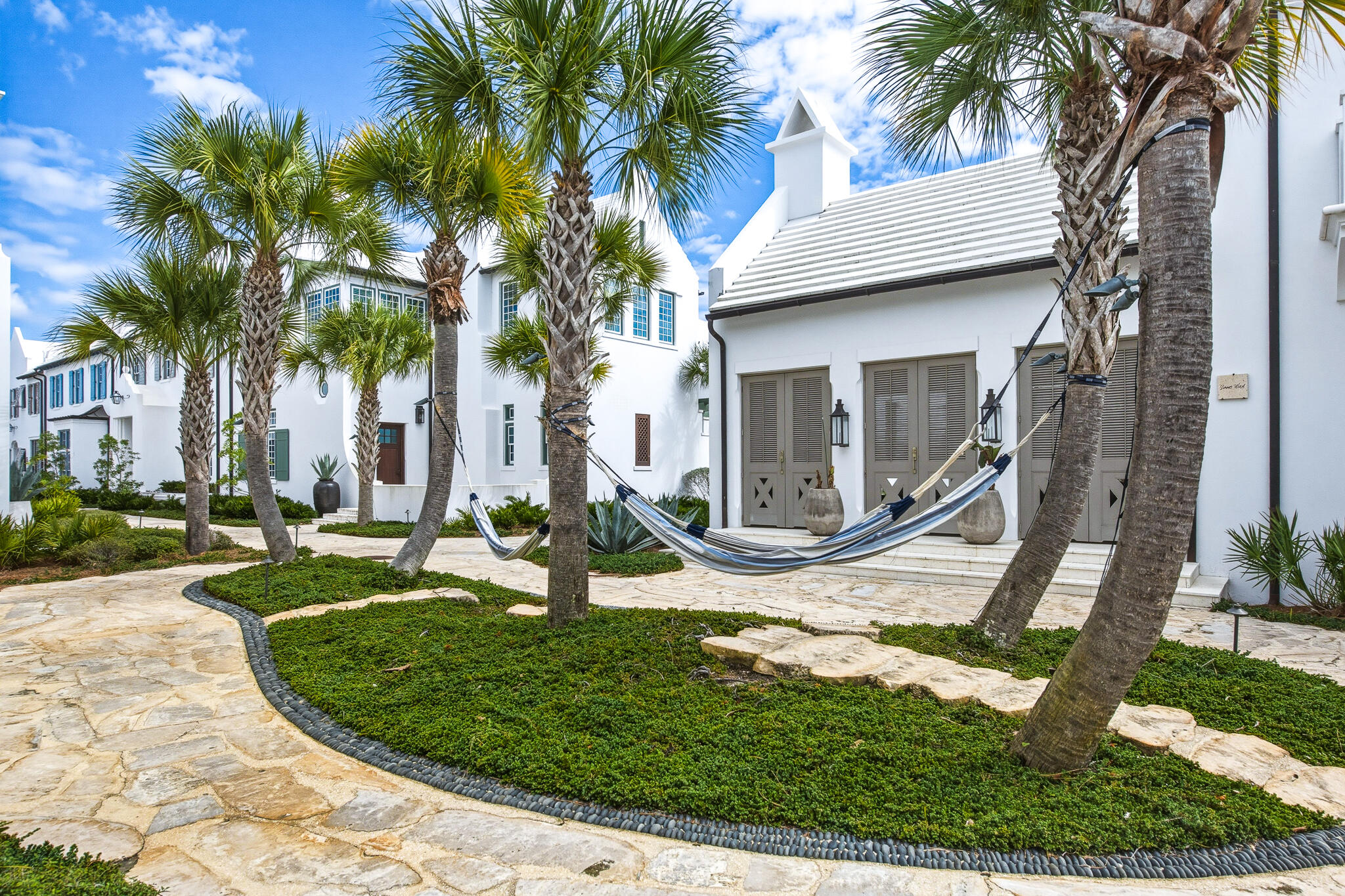 36 Sea Star Ct Inlet Beach Inlet Beach, FL 32461 - Photo 6 of 75 front view of house with a yard and palm trees