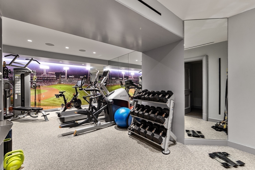 25 Beacon Street, Unit 4 Boston, MA 02108 - Photo 37 of 41 a view of a room with gym equipment