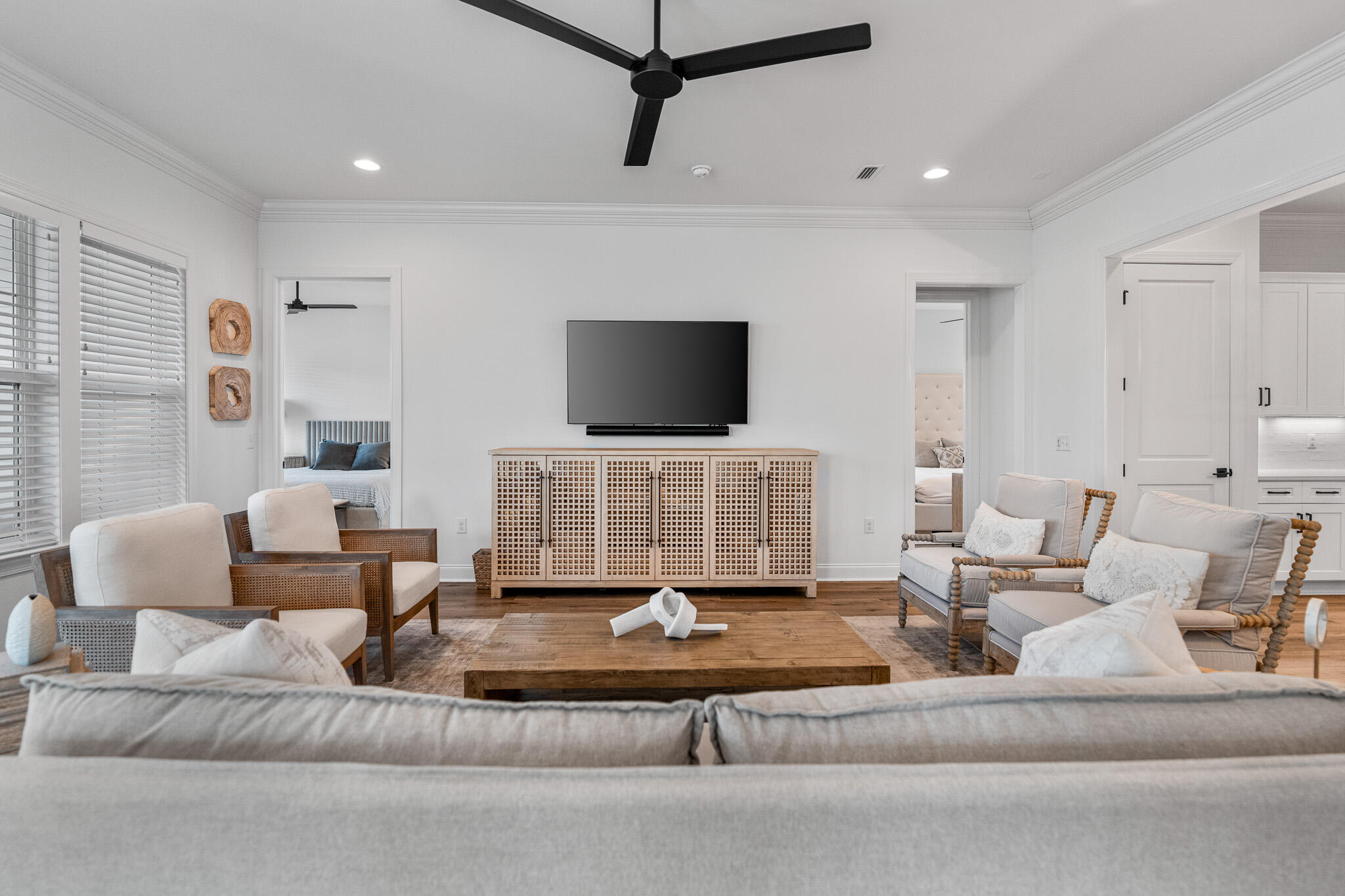 90 Suwannee Dr Inlet Beach Inlet Beach, FL 32461 - Photo 28 of 59 a living room with furniture and a flat screen tv