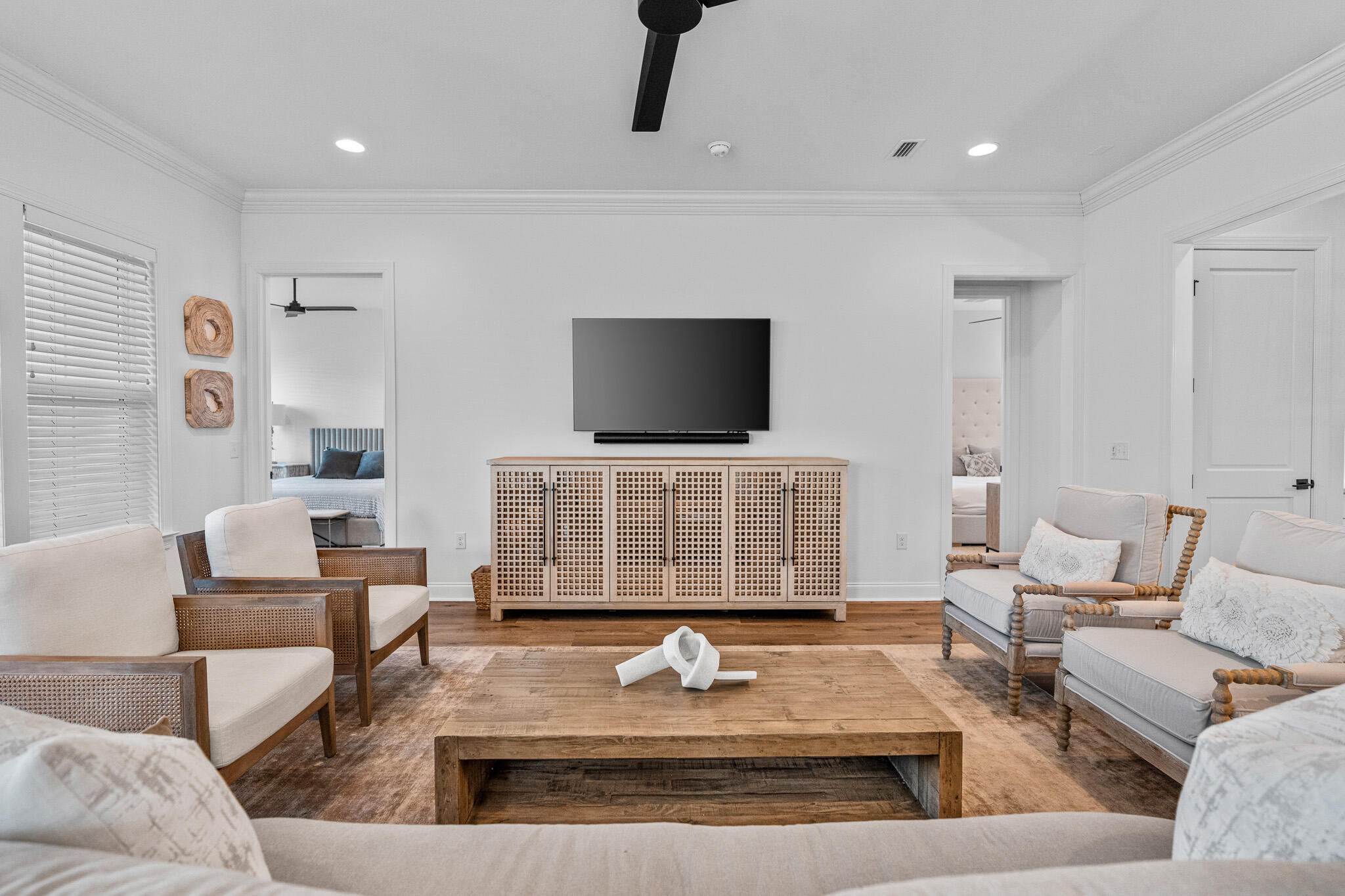 90 Suwannee Dr Inlet Beach Inlet Beach, FL 32461 - Photo 29 of 59 a living room with furniture and a flat screen tv