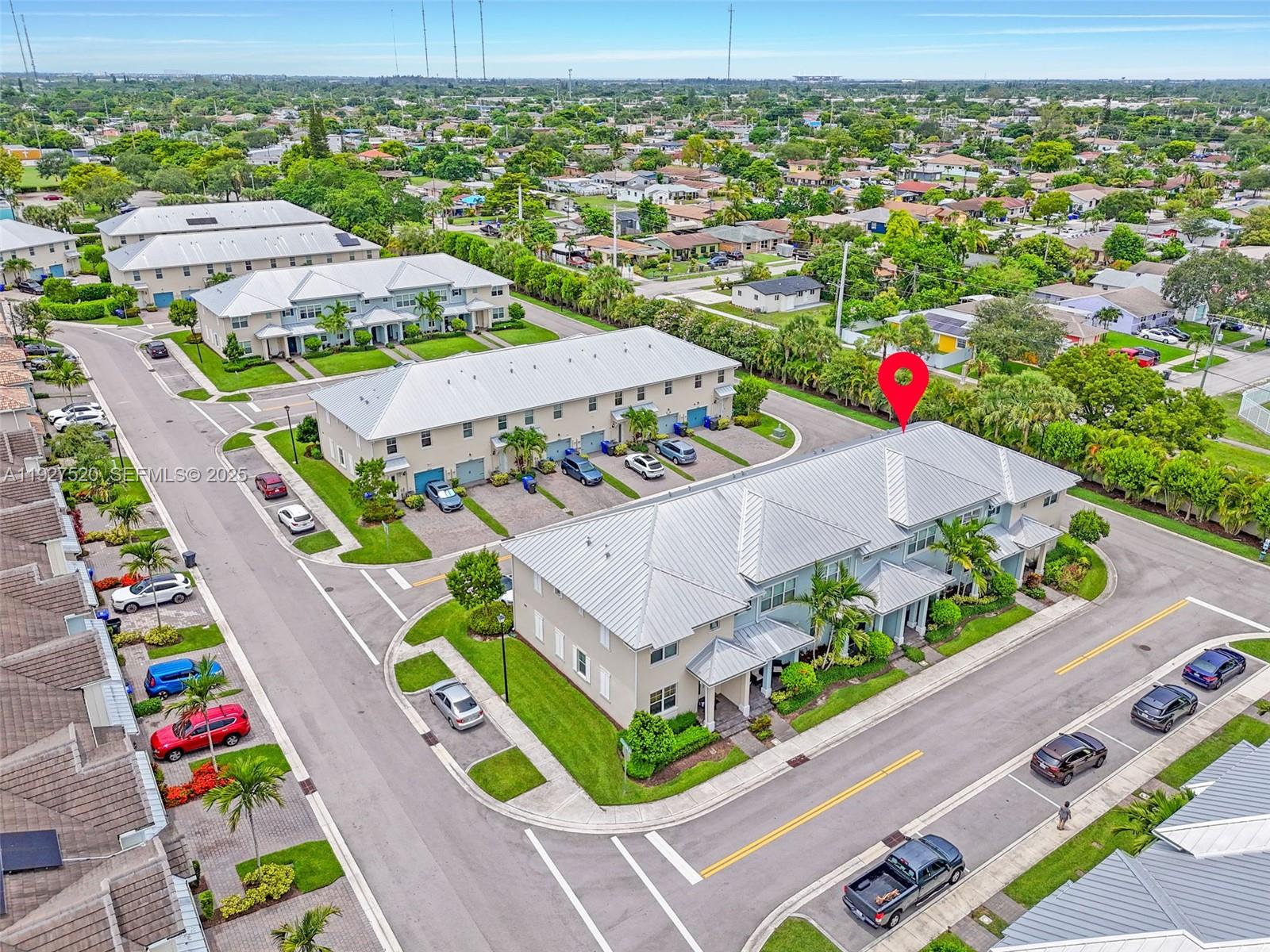 1190 Eucalyptus Drive, Unit 5 Hollywood, FL 33021 - Photo 35 of 42 an aerial view of a city