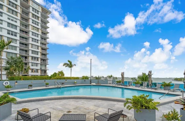 a view of a lake with a yard