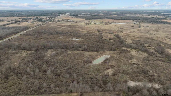 a view of a dry yard with wooden floor