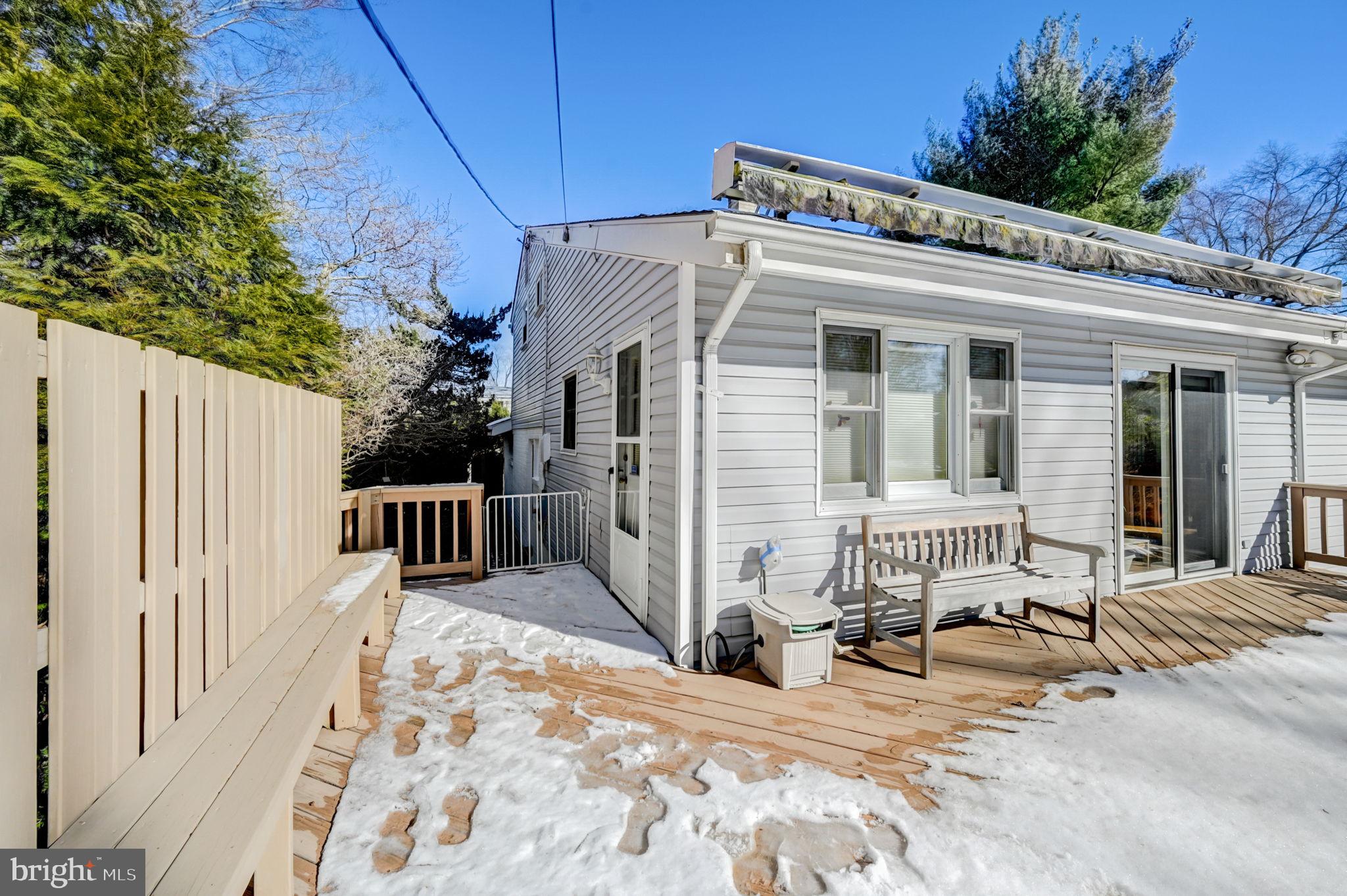 801 Preston Road Glenside, PA 19038 - Photo 24 of 40 Deck to Kitchen door
