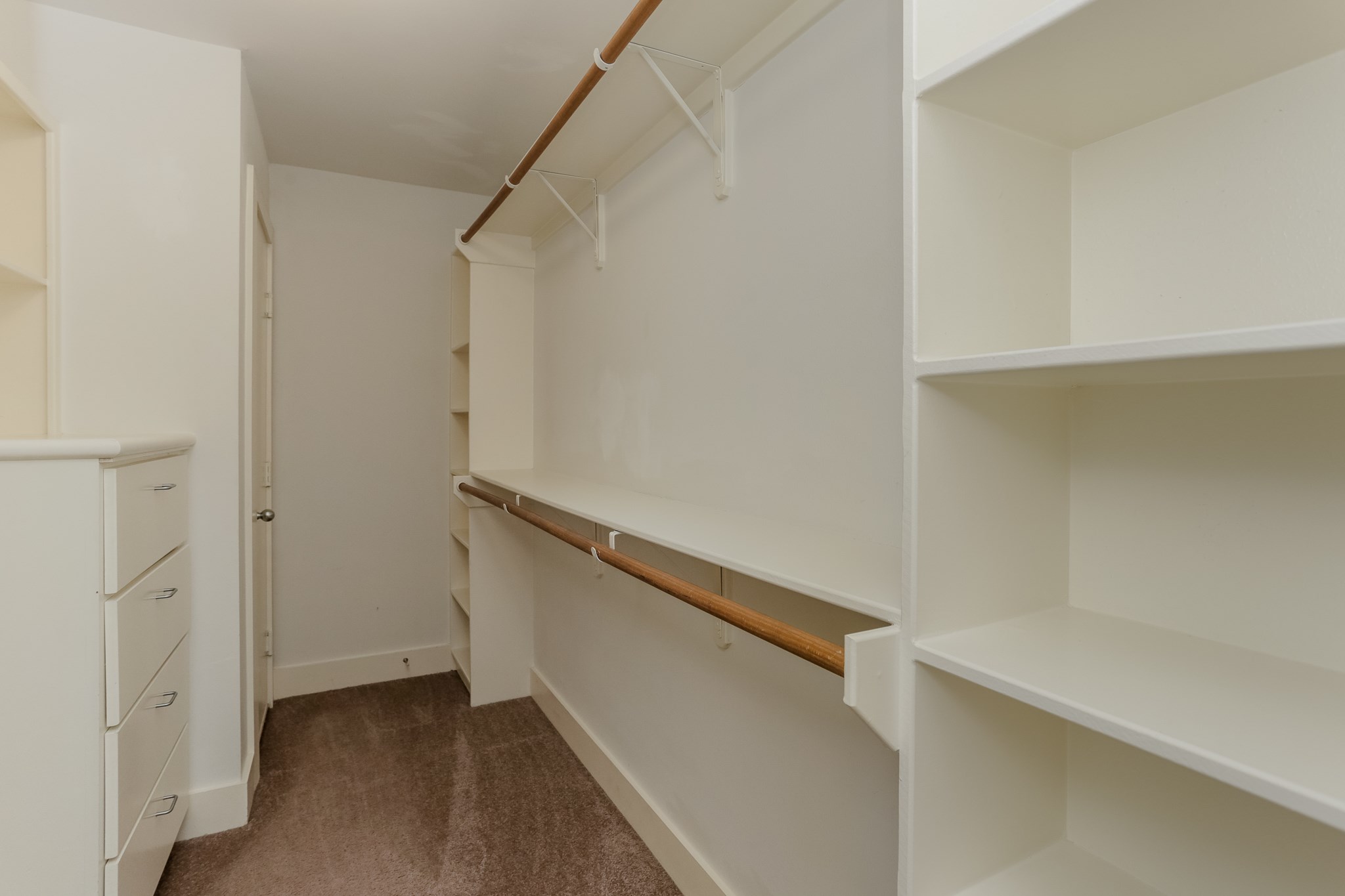 2705 Rutland Street, Unit B Houston, TX 77008 - Photo 15 of 21 Large Master Bedroom Closet wonderfully designed for maximum organization and storage.