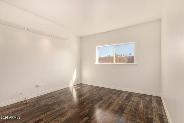 wooden floor in an empty room