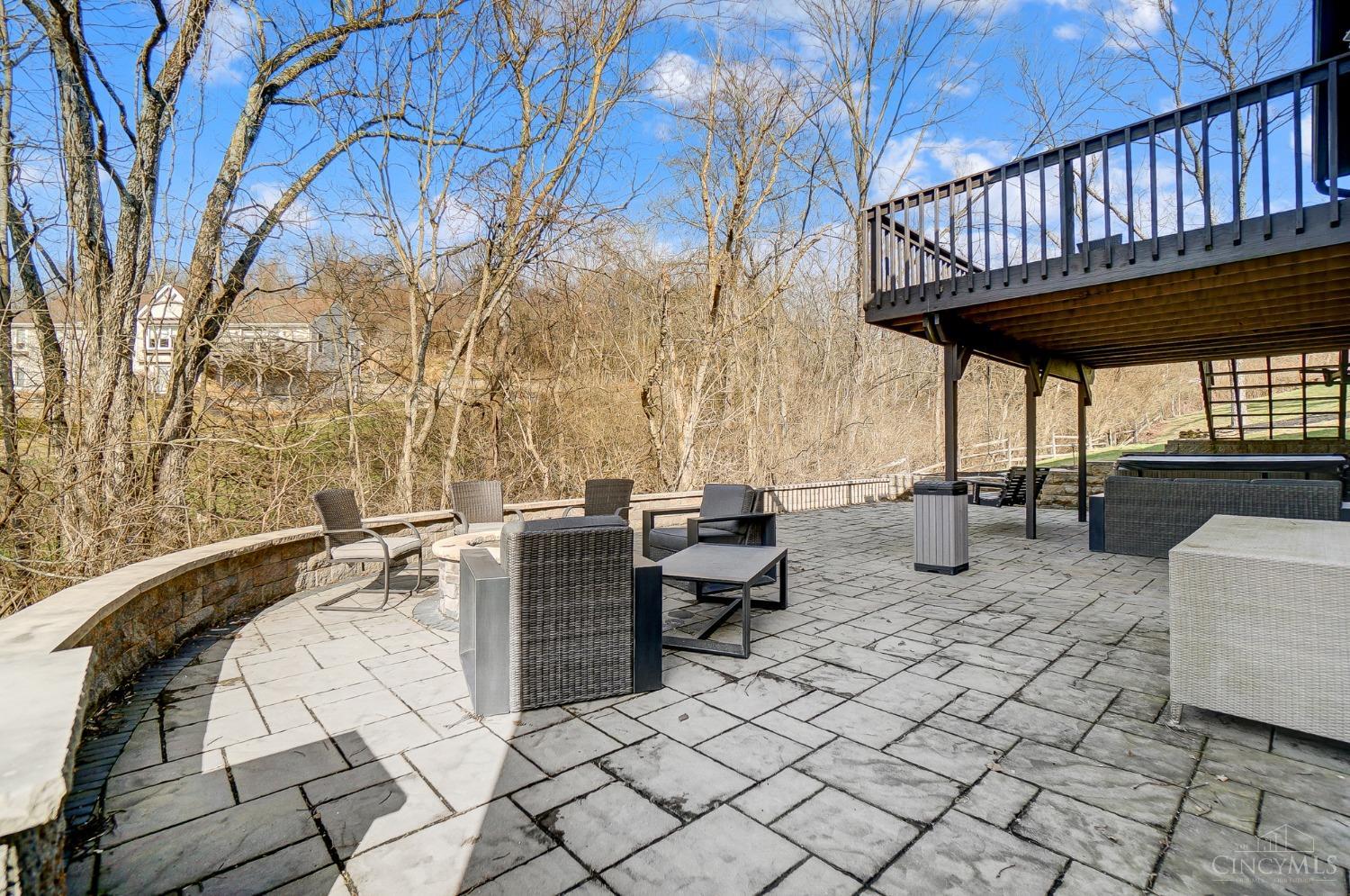 5572 Gum Run Road Cleves, OH 45002 - Photo 71 of 91 This professionally designed and installed patio area with hot tub and firepit can accommodate large parties!