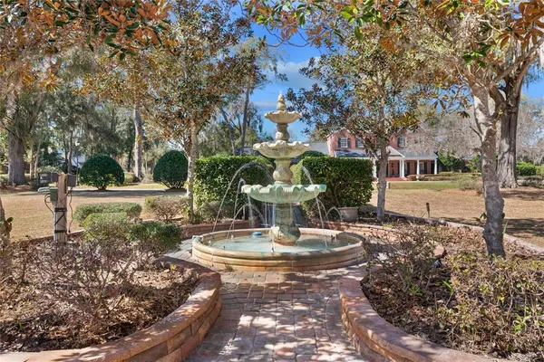 a view of an entryway with a fireplace
