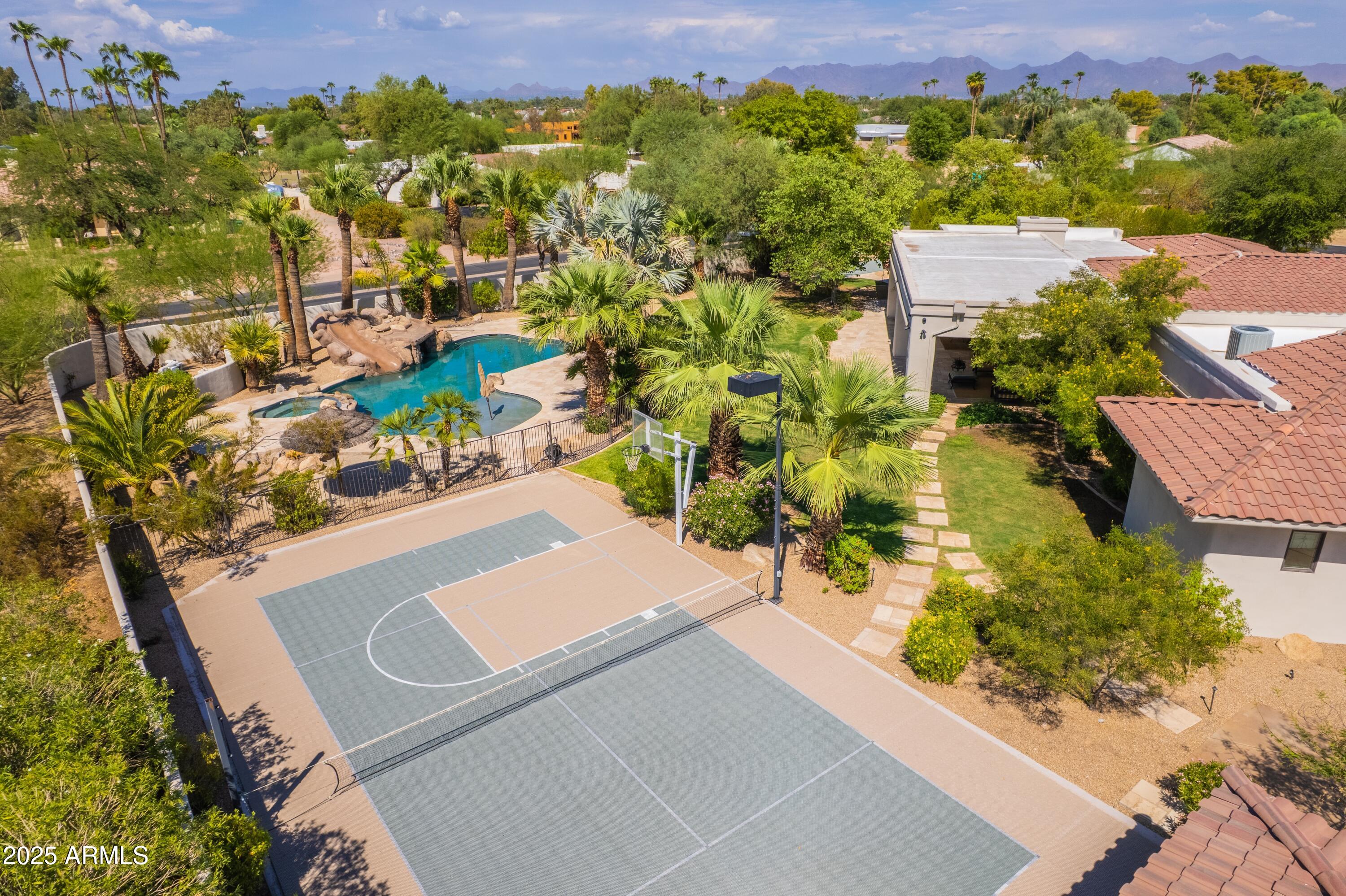 9236 North 52nd Place Paradise Valley, AZ 85253 - Photo 51 of 56 an aerial view of residential houses with outdoor space