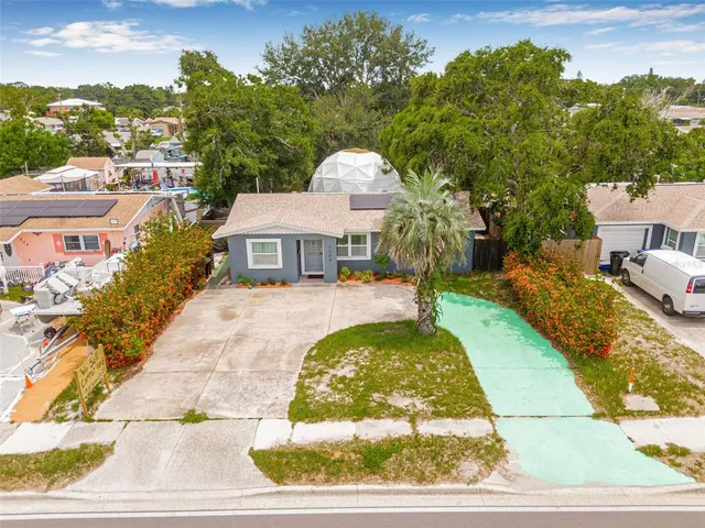a view of a swimming pool