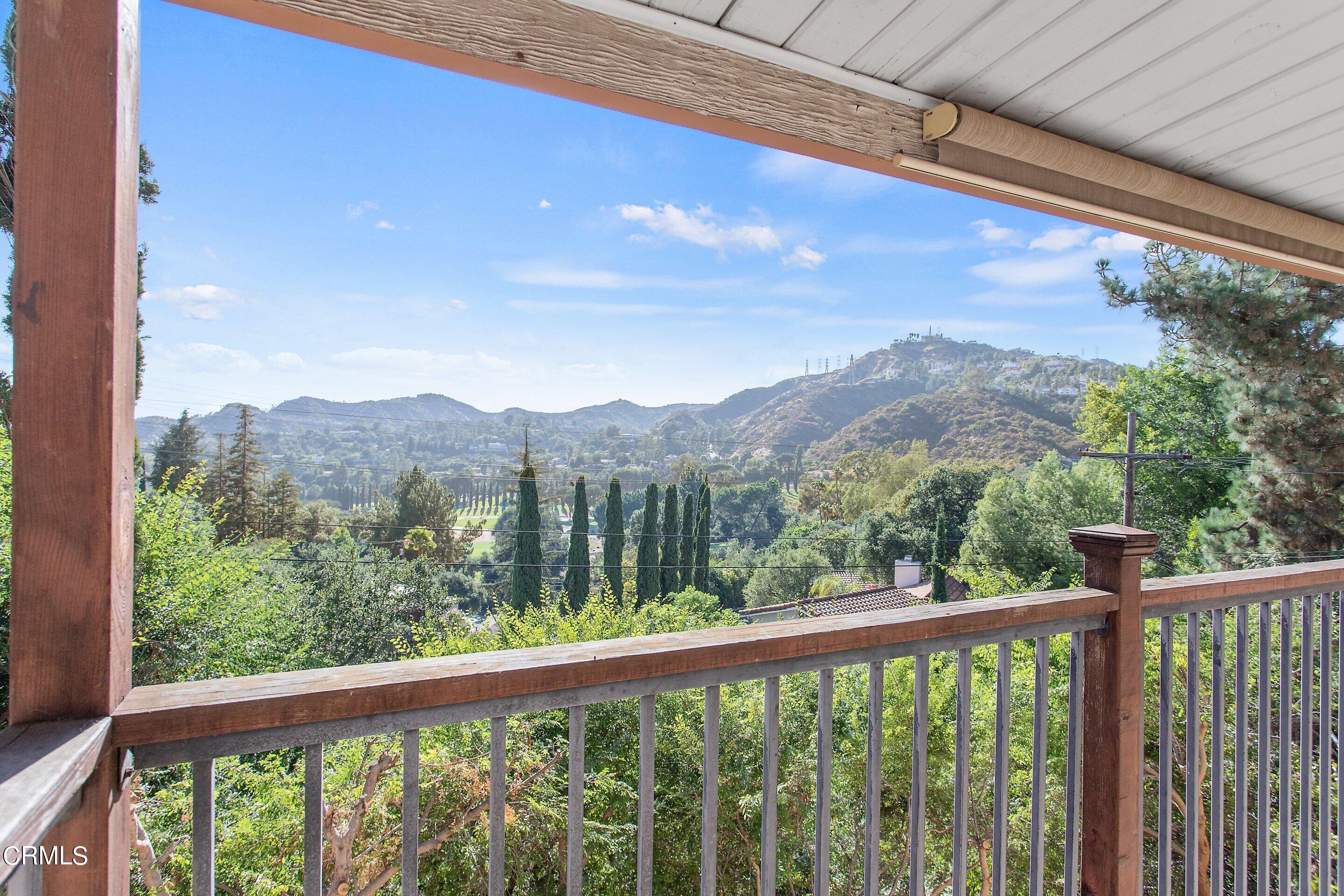 3170 Buckingham Road Glendale, CA 91206 - Photo 13 of 47 a view of a forest from a balcony