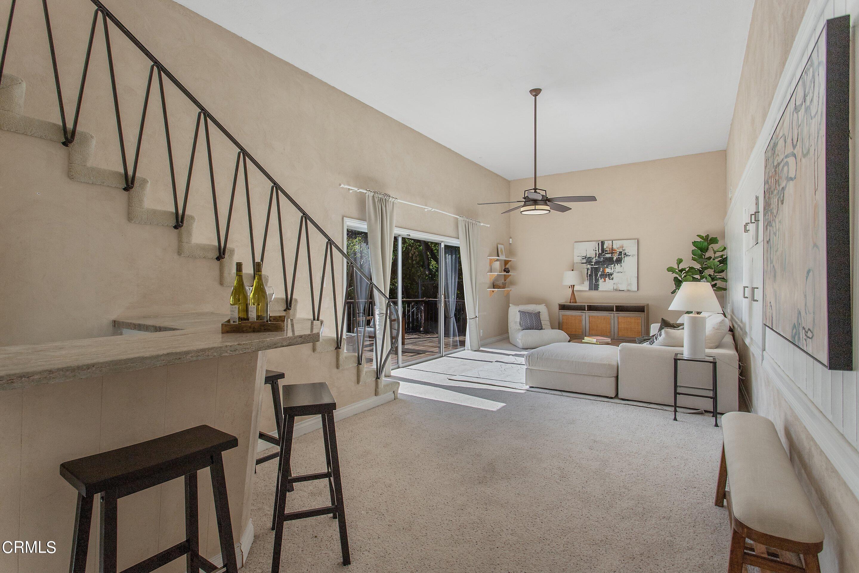 3170 Buckingham Road Glendale, CA 91206 - Photo 30 of 47 a living room with fireplace furniture and a rug