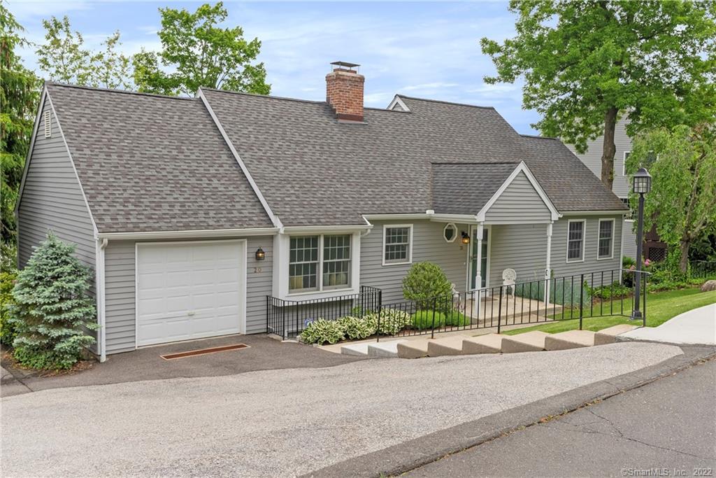 120 Prospect Street, Unit 20 Ridgefield, CT 06877 - Photo 1 of 1 front view of house with a yard