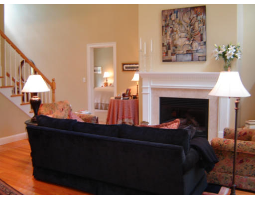 53 Two Ponds Road Belchertown, MA 01007 - Photo 4 of 19 a living room with furniture a fireplace and a potted plant
