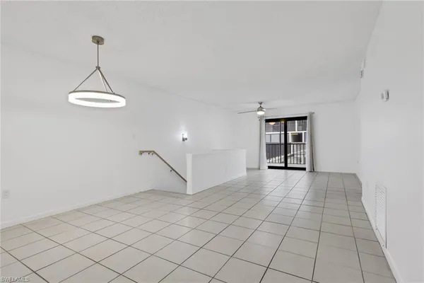 a view of a room with window