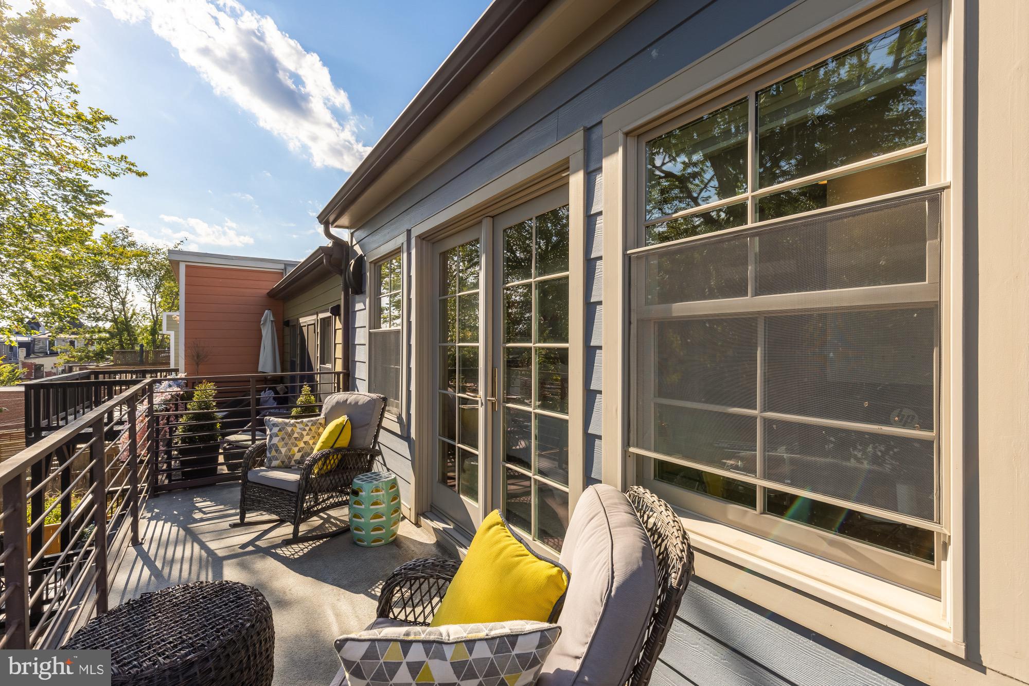 54 W Street Northwest Washington, DC 20001 - Photo 33 of 68 Sunny balcony with inviting views.