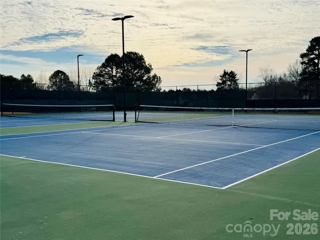 a view of a tennis court
