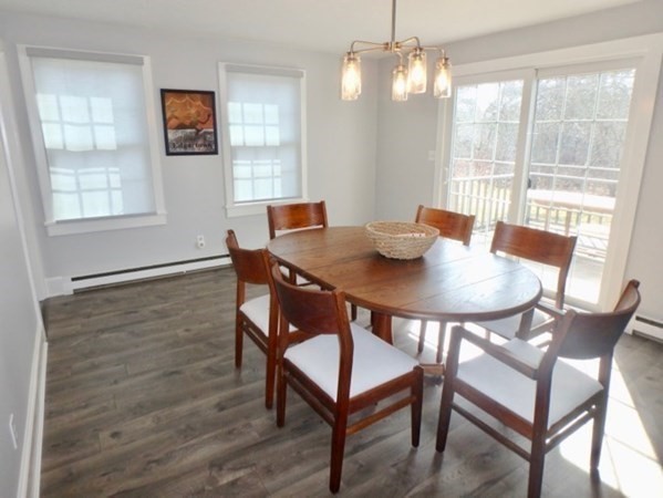 54 Schoolhouse Road Edgartown, MA 02539 - Photo 8 of 30 a view of a dining room with furniture window and outside view