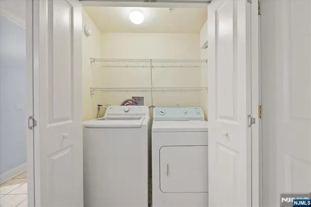 a view of a balcony with wooden floor
