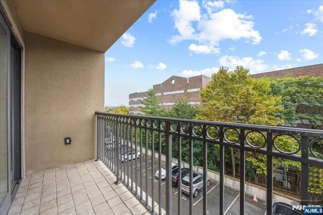 an aerial view of a building