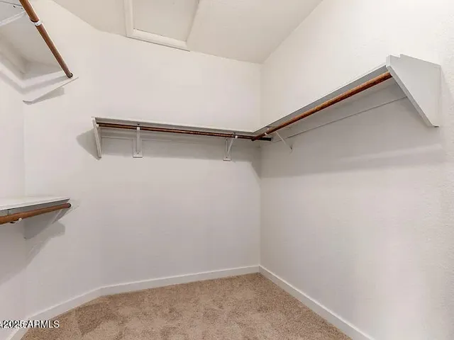 a view of walk in closet