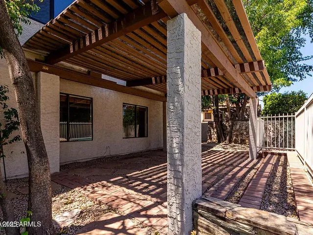 a view of a house with a door