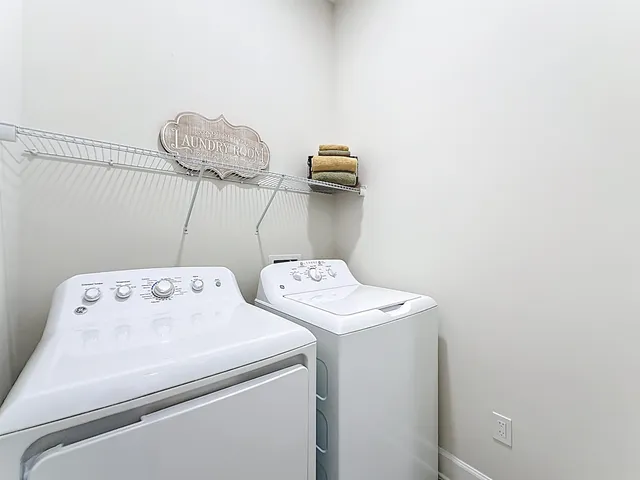 a view of a room with an empty space