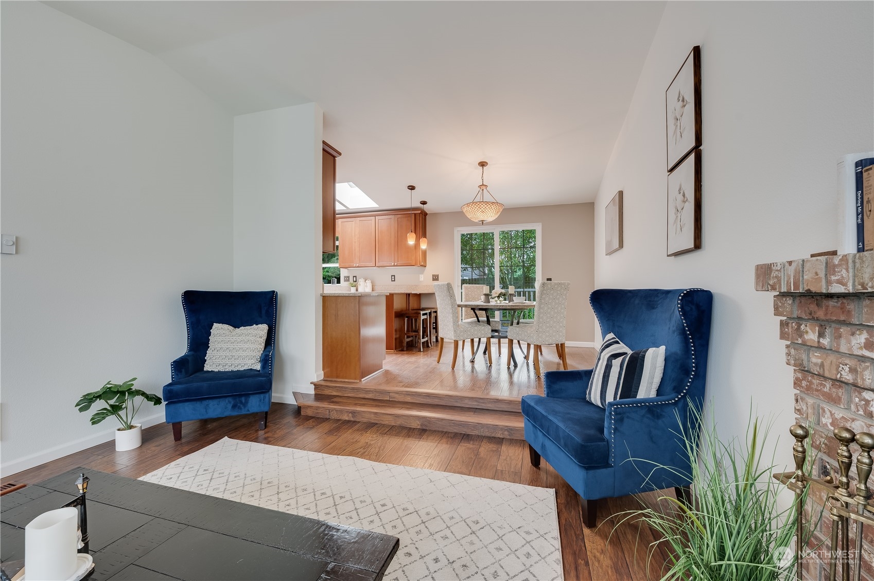 1816 243rd Place Southeast Bothell, WA 98021 - Photo 5 of 29 a living room with furniture and a wooden floor