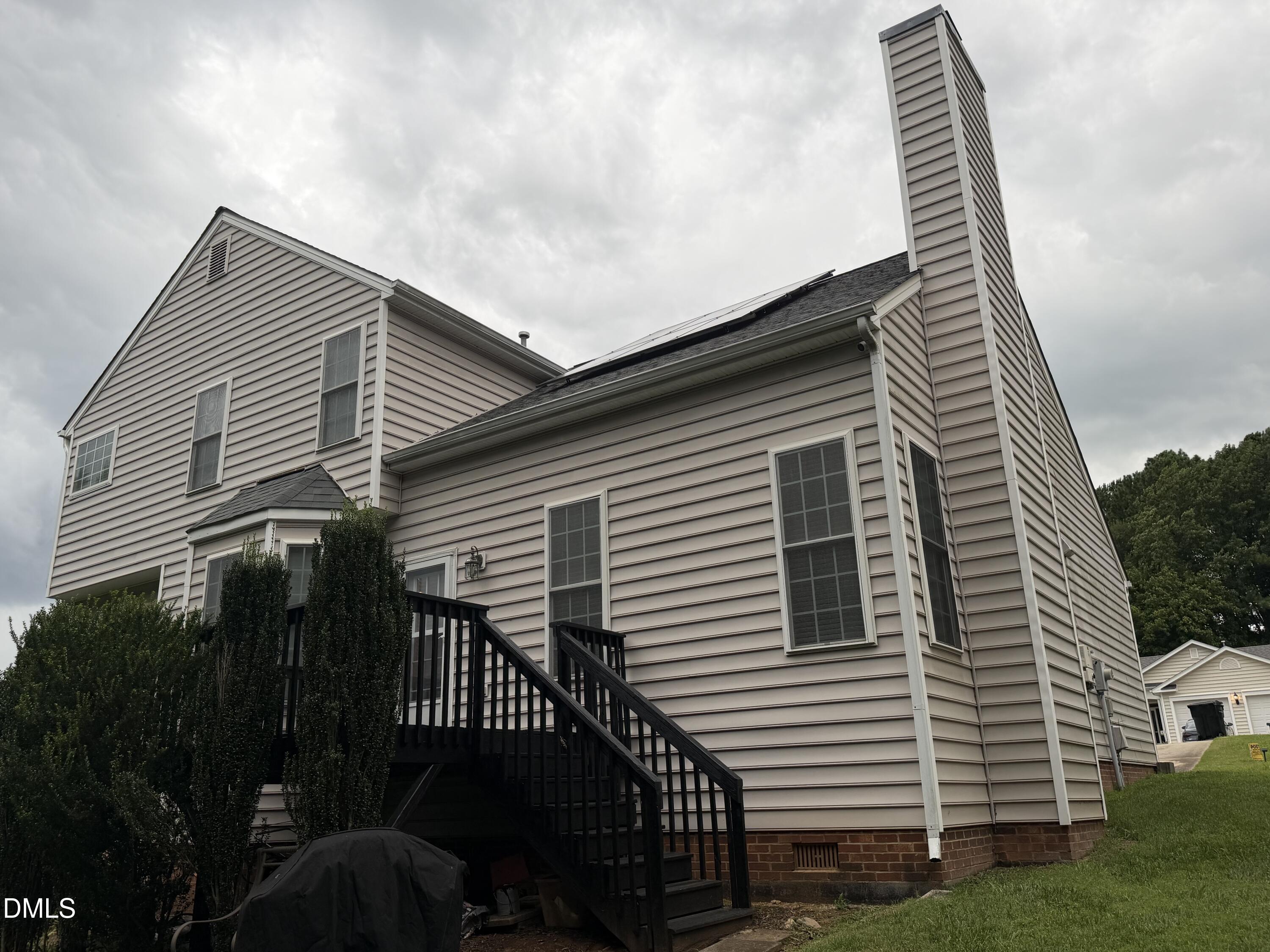 1849 Hanford Hills Road Graham, NC 27253 - Photo 5 of 11 Side exterior with a prominent chimney