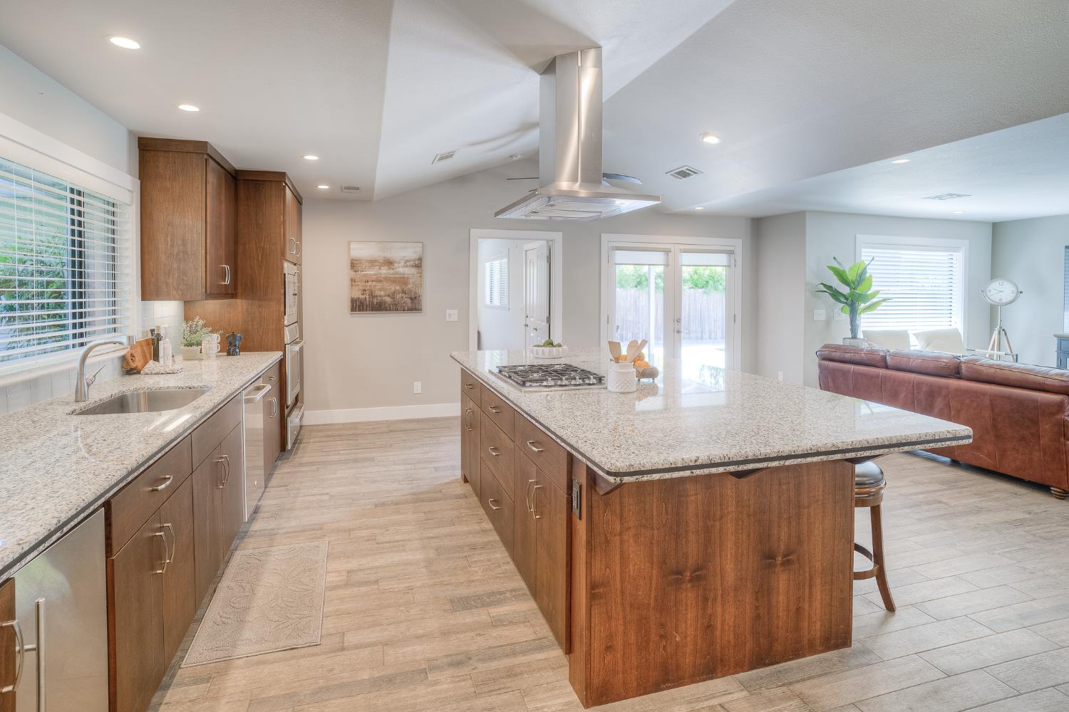 800 South Meridian Road Meridian, CA 95957 - Photo 20 of 81 a large kitchen with kitchen island a sink appliances and a counter space