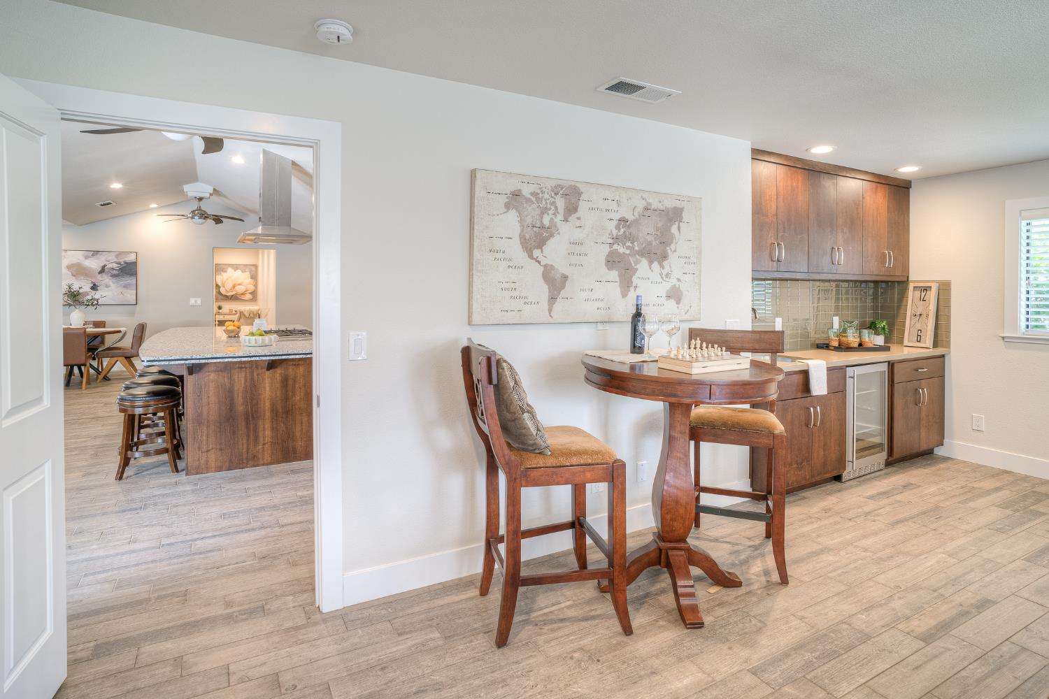 800 South Meridian Road Meridian, CA 95957 - Photo 24 of 81 a room with stainless steel appliances kitchen island granite countertop furniture and a large window