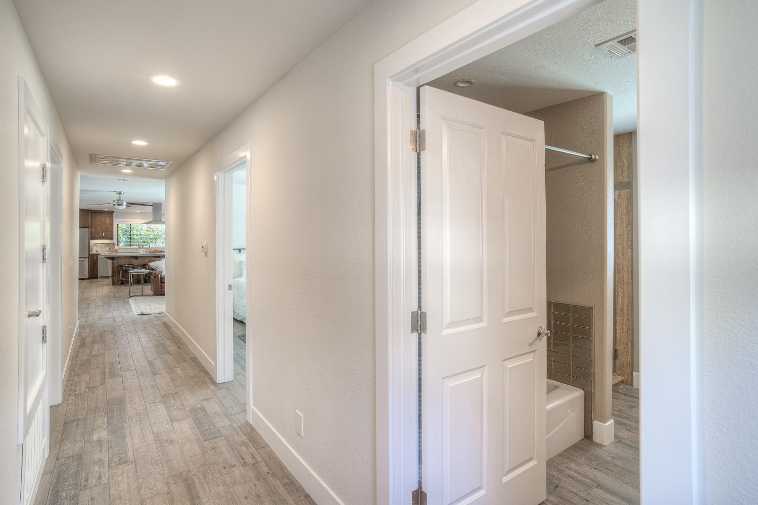 800 South Meridian Road Meridian, CA 95957 - Photo 45 of 81 a view of a hallway with a wooden floor