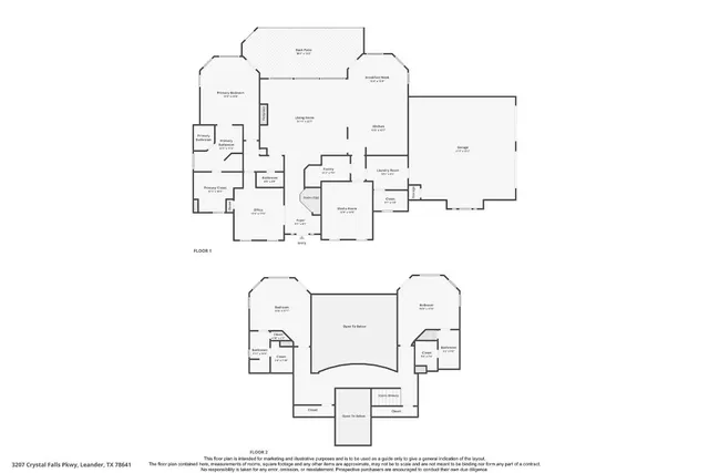 an aerial view of residential building and trees around