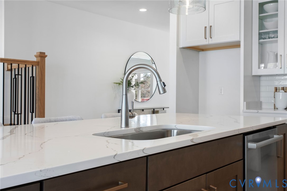 2831 Old Pump Road Henrico, VA 23233 - Photo 16 of 42 a close view of a sink and a vanity in the kitchen