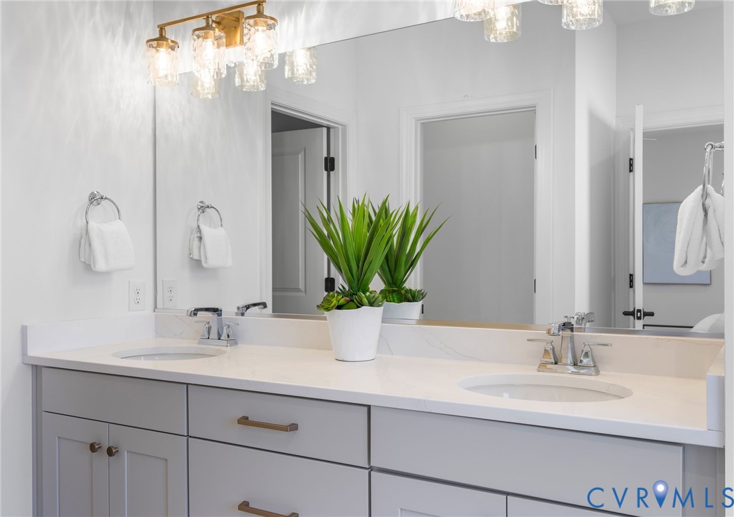 2831 Old Pump Road Henrico, VA 23233 - Photo 29 of 42 a bathroom with sink and mirror