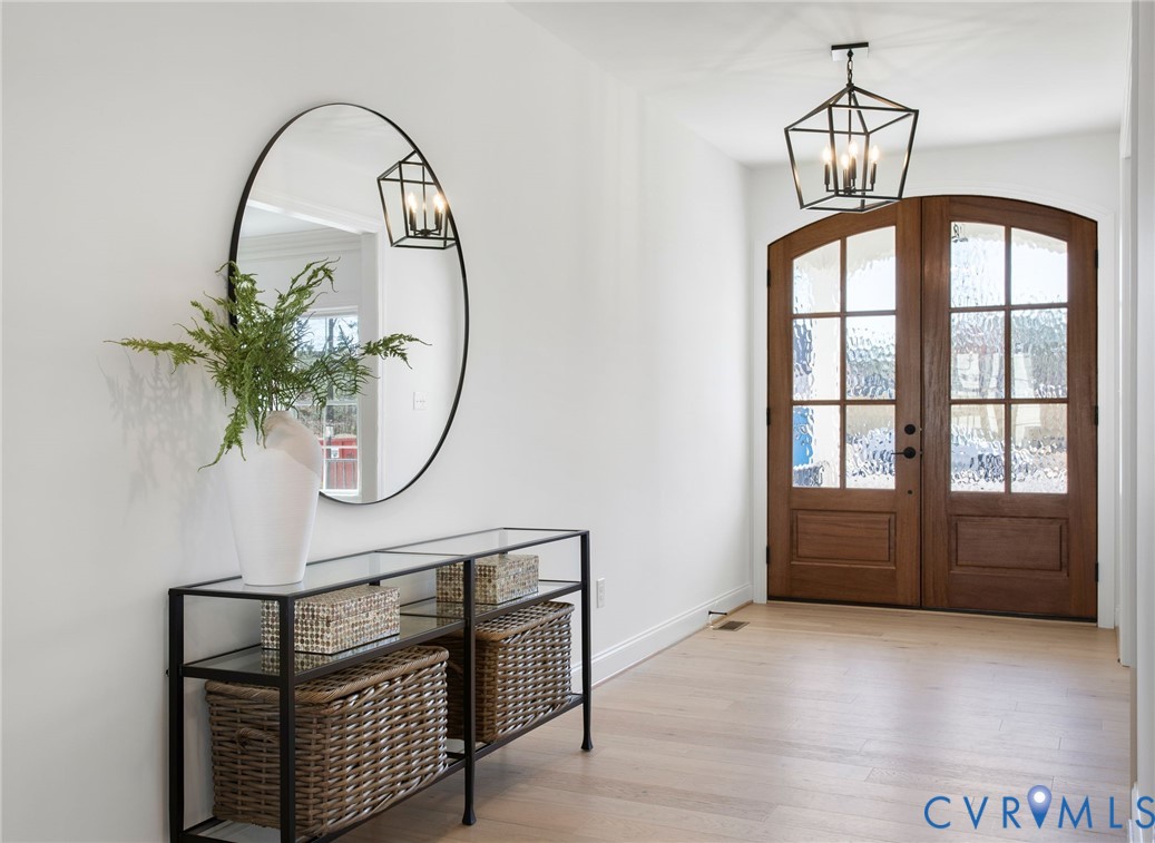 2831 Old Pump Road Henrico, VA 23233 - Photo 5 of 42 a view of staircase with a large window