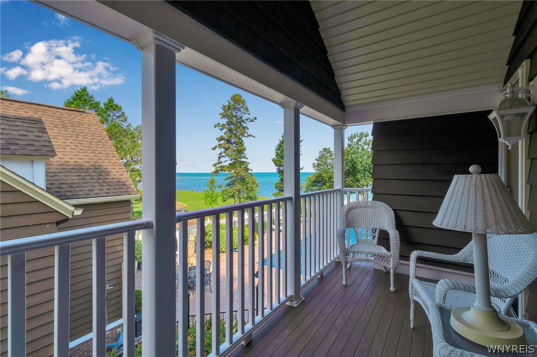 7110 Lake Shore Road Evans, NY 14047 - Photo 33 of 46 Balcony off of primary bedroom